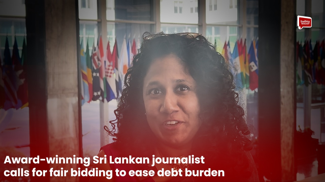 Award-winning Sri Lankan journalist calls for fair bidding to ease debt burden